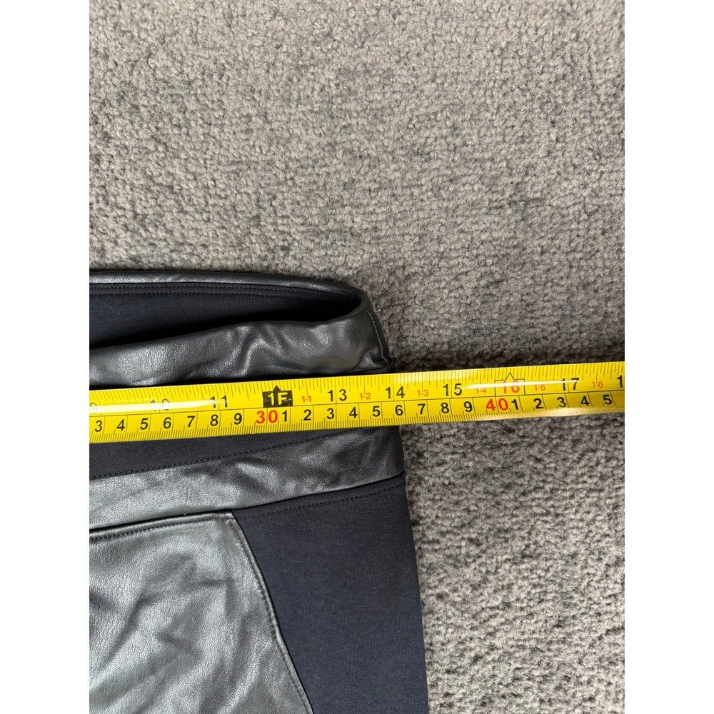 Express Black Faux Leather Leggings High Waisted Skinny Pants Small NWT - Picture 6 of 7